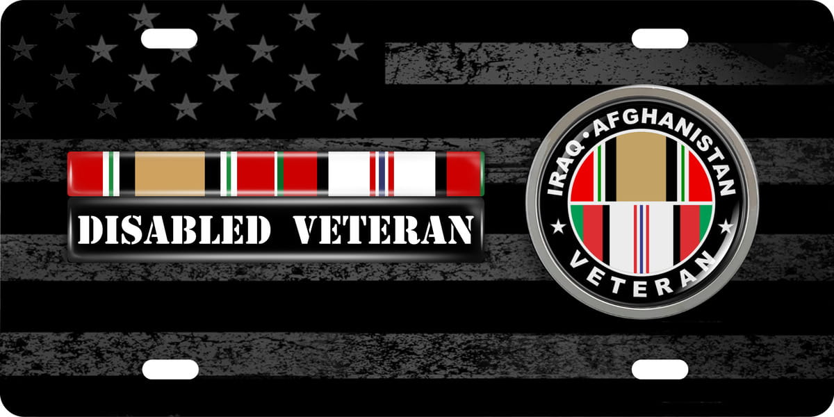 Black US Flag 